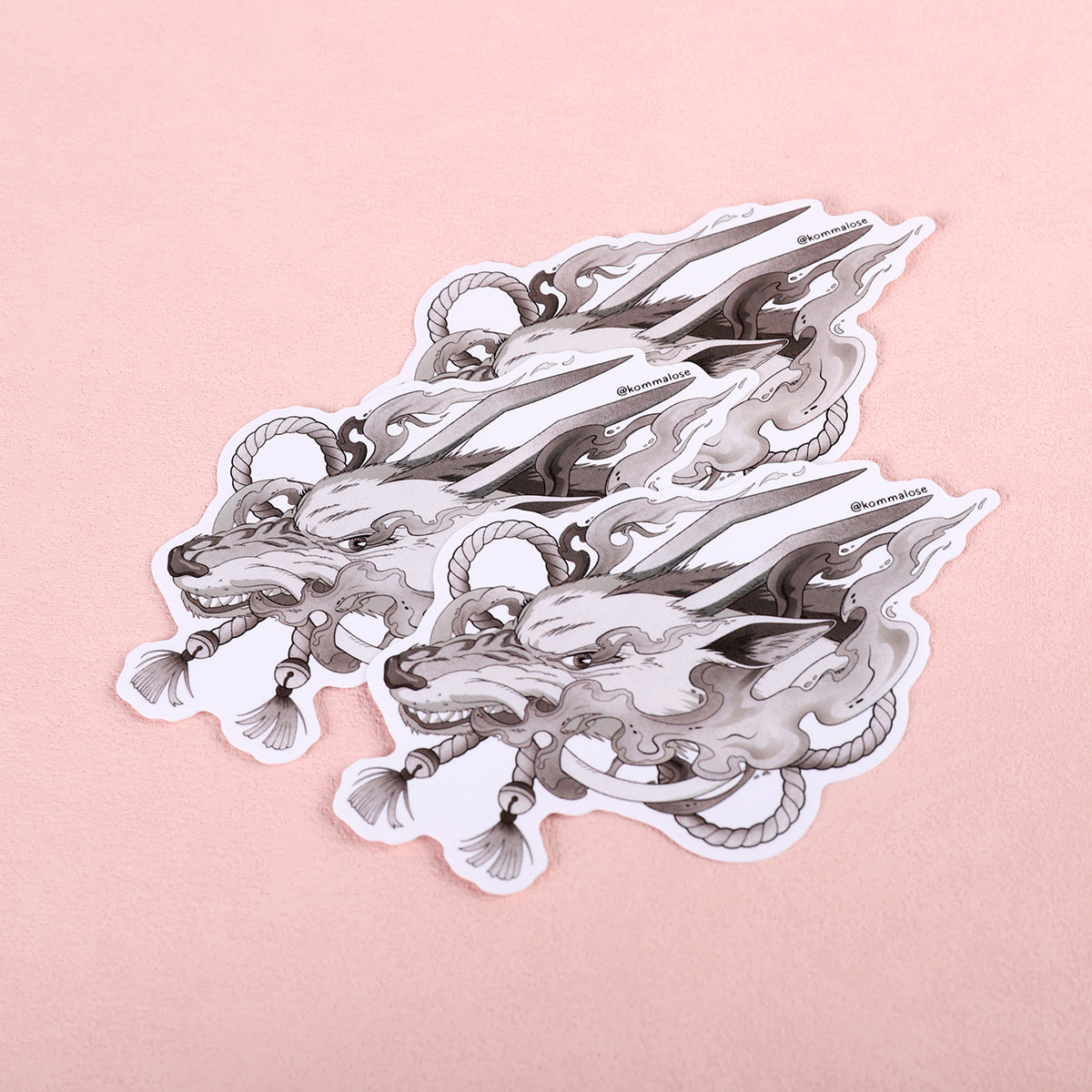 Drachen Charm Sticker
