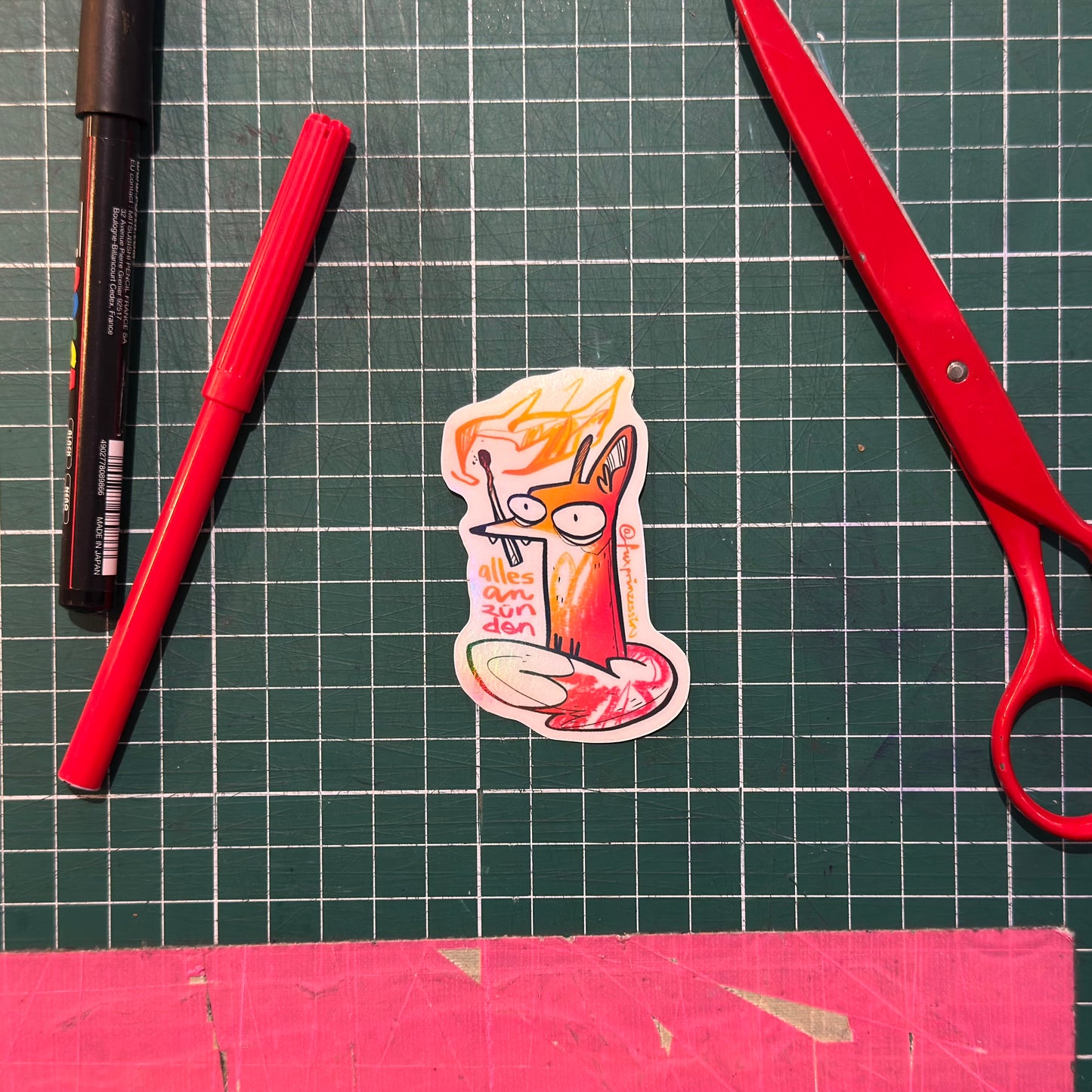 Alles anzünden Sticker