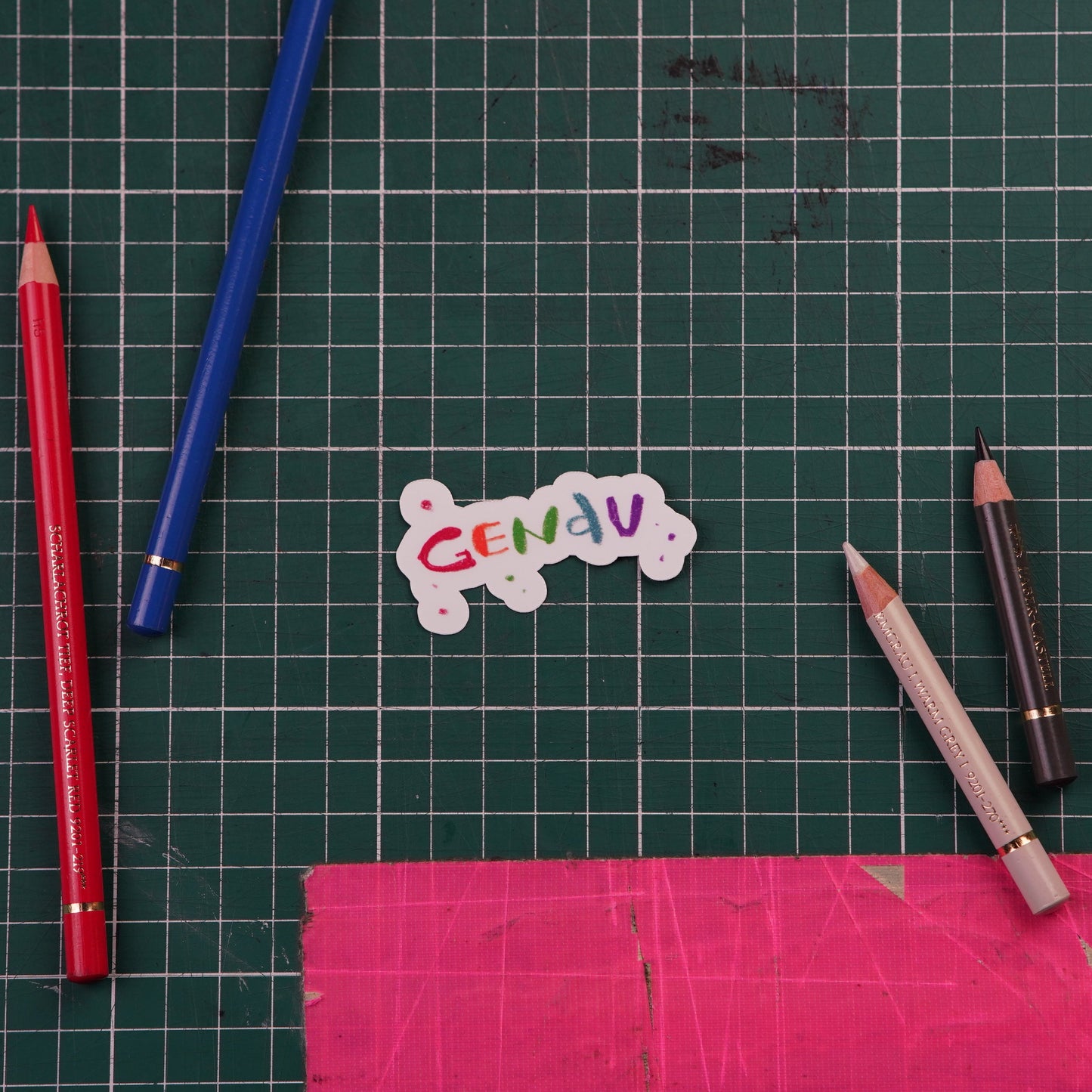 Genau Sticker
