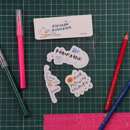 Typical Bureaucracy Sticker Set
