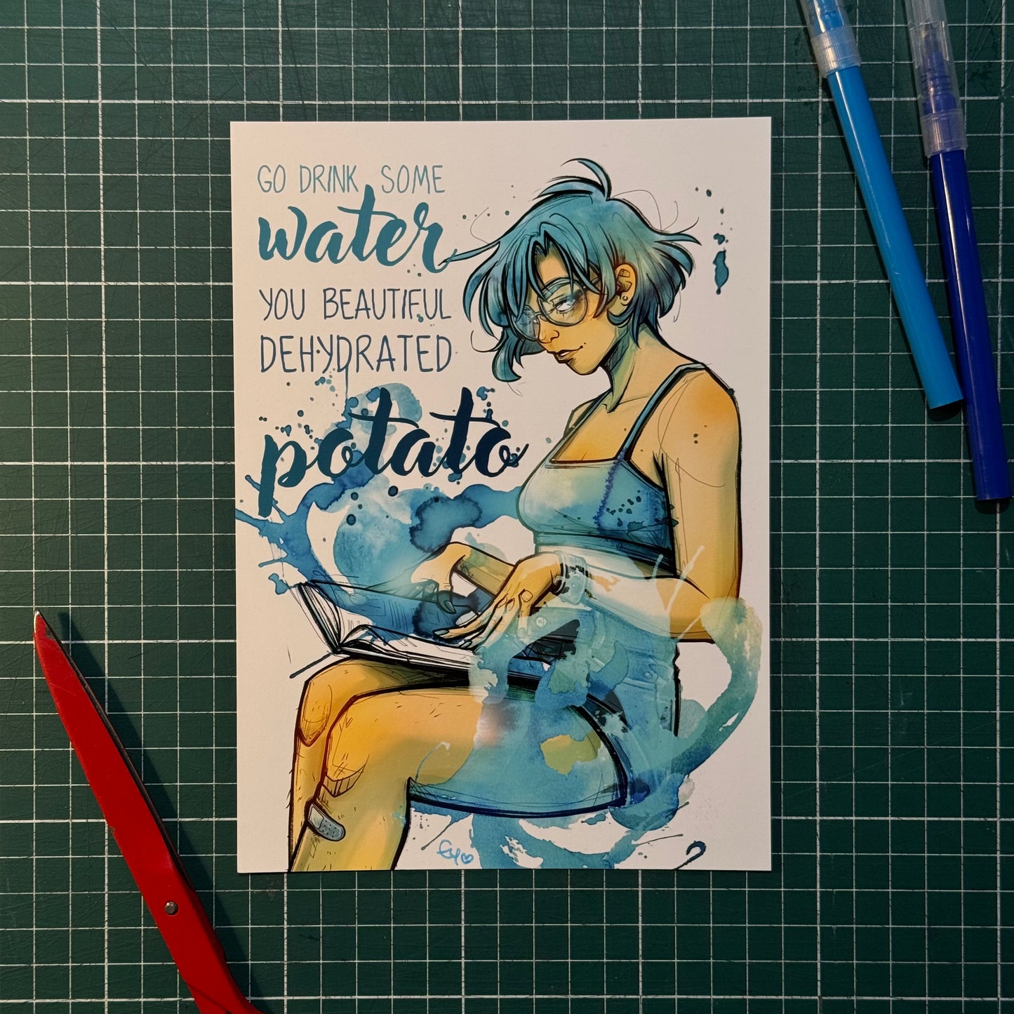 Go drink some water Print