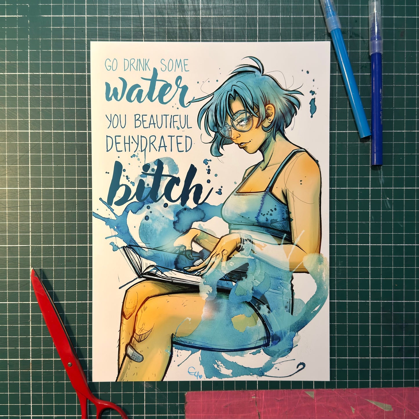 Go drink some water Print