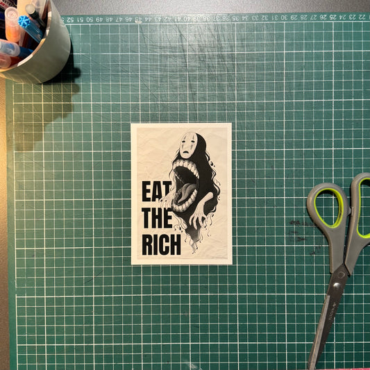 Pauline’s Eat the rich print 🔥