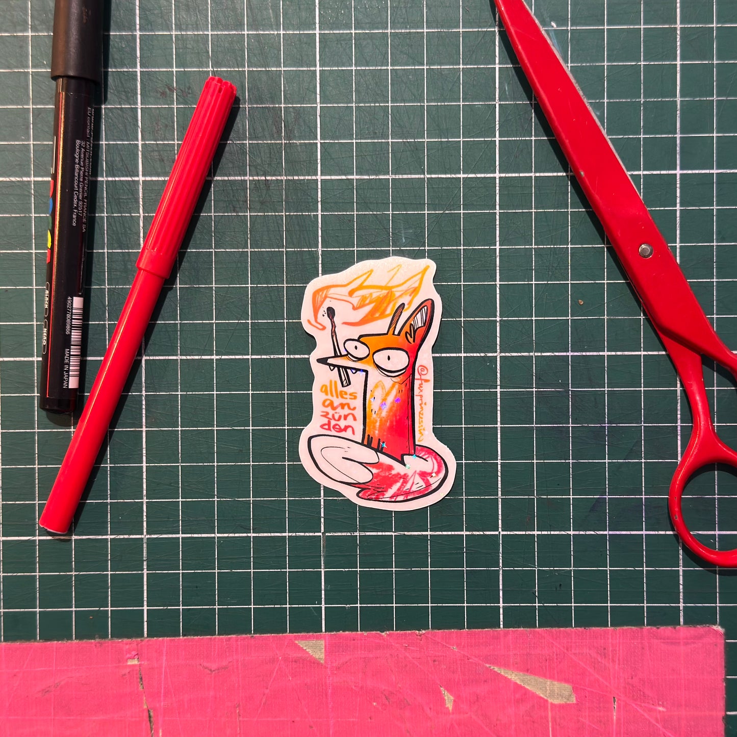 Alles anzünden Sticker