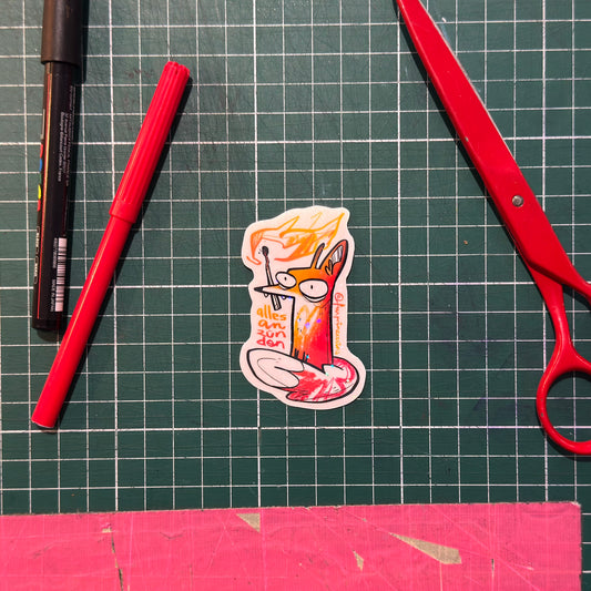 Alles anzünden Sticker
