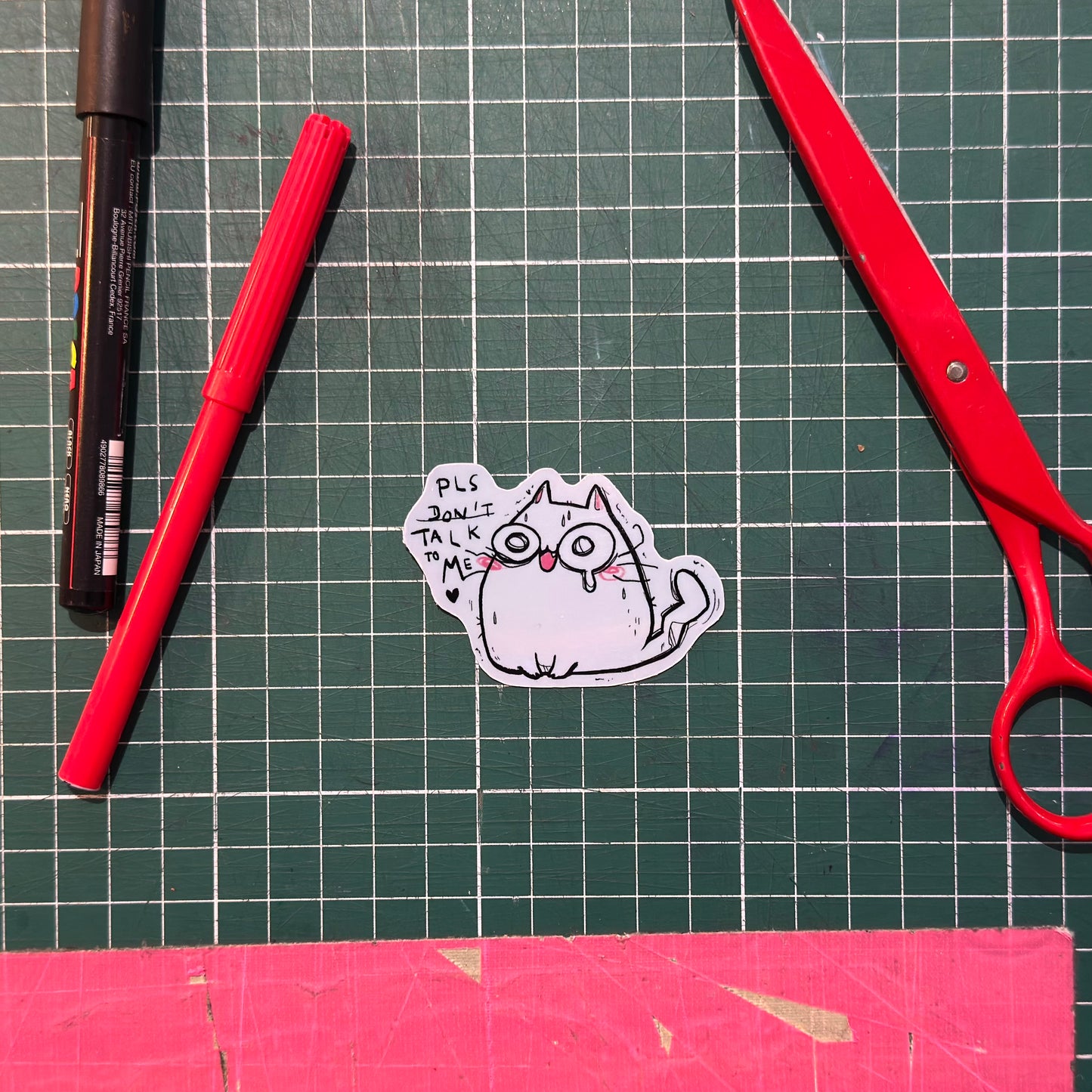 Pls don´t talk to me Sticker