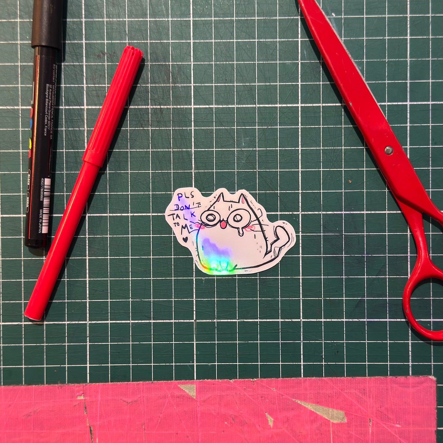 Pls don´t talk to me Sticker