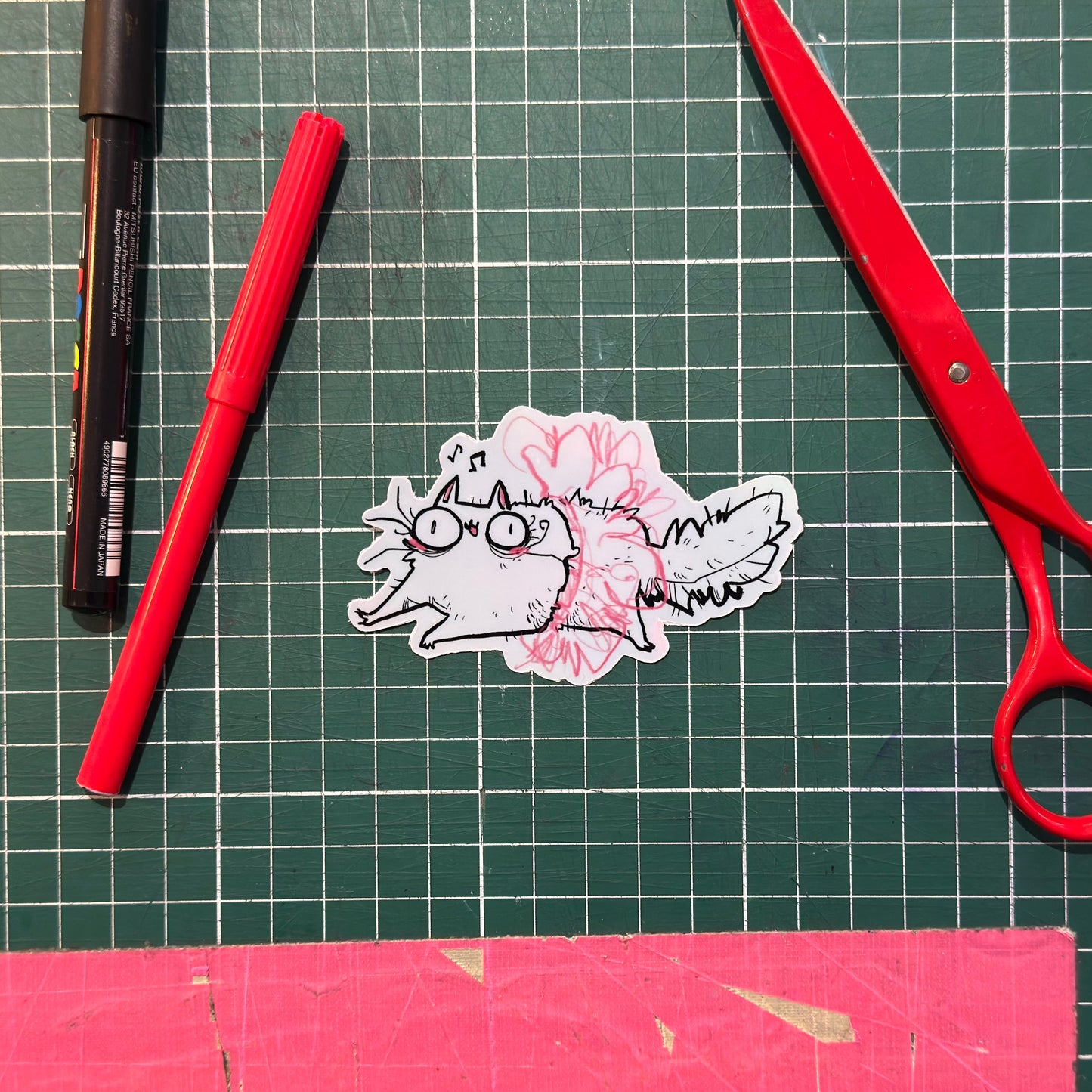 Tütü Katze Sticker