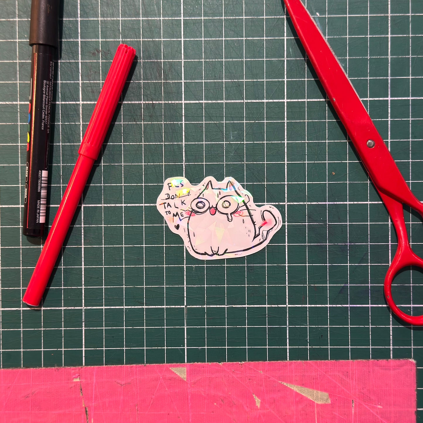 Pls don´t talk to me Sticker