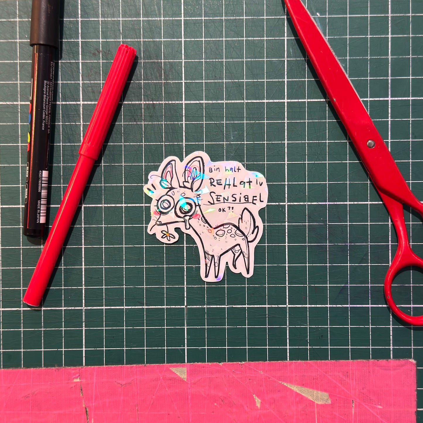 Ich bin halt Rehlativ sensibel Sticker