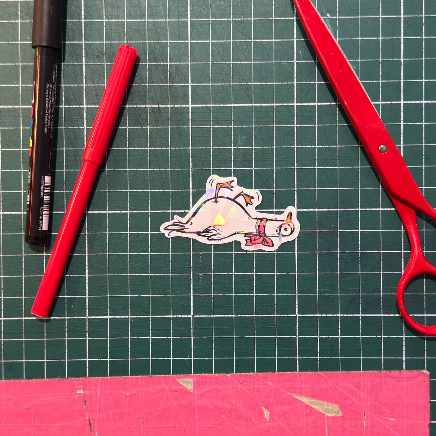 Gans müde Sticker