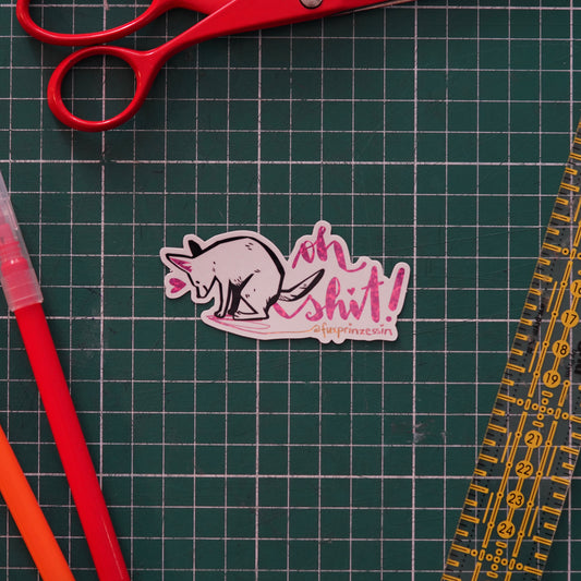 oh shit! Sticker