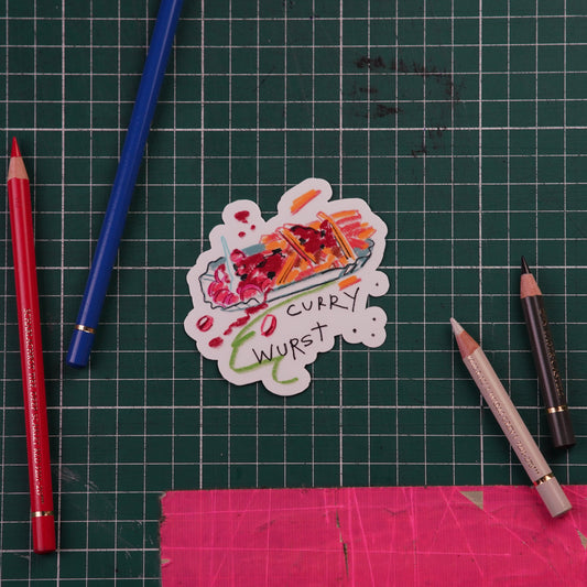 Currywurst Sticker