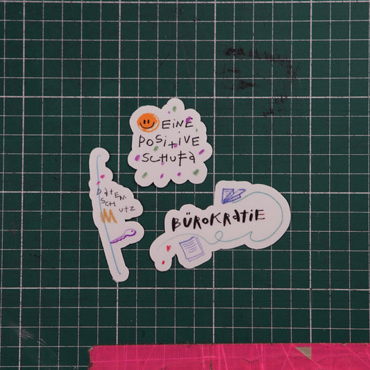 Typical Bureaucracy Sticker Set