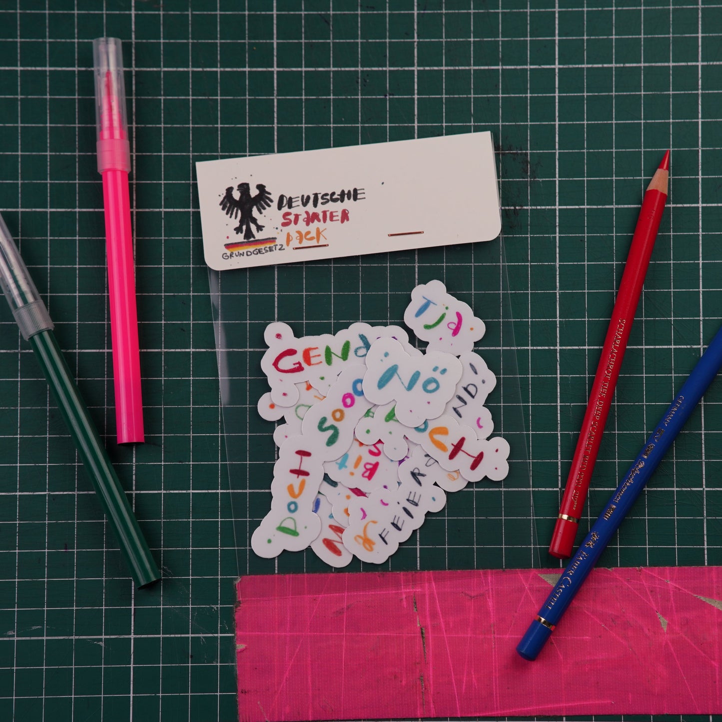 Deutsche Sticker Set