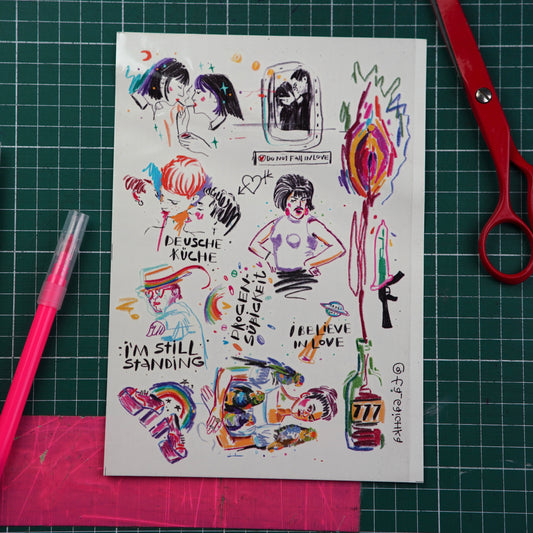 Queer Set Temporäre Tattoos
