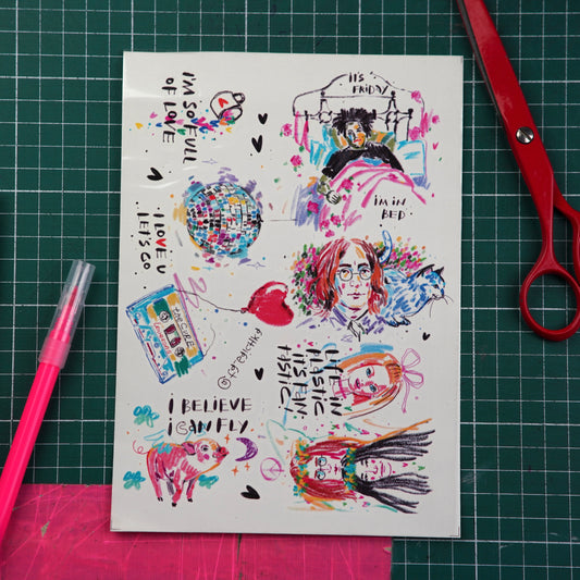 Lieblings Songs Temporäre Tattoos