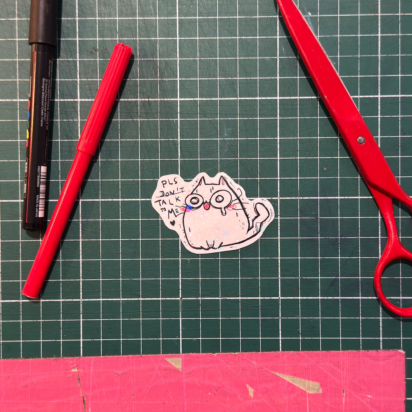Pls don´t talk to me Sticker