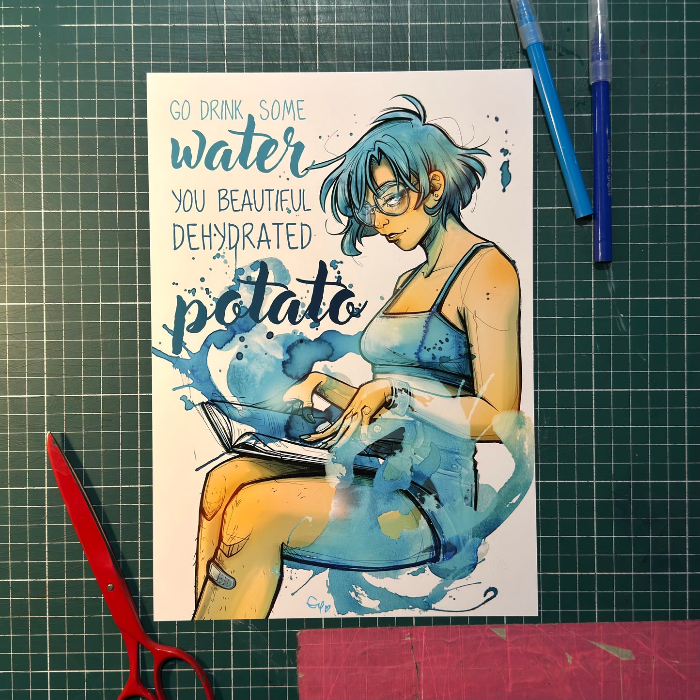Go drink some water Print