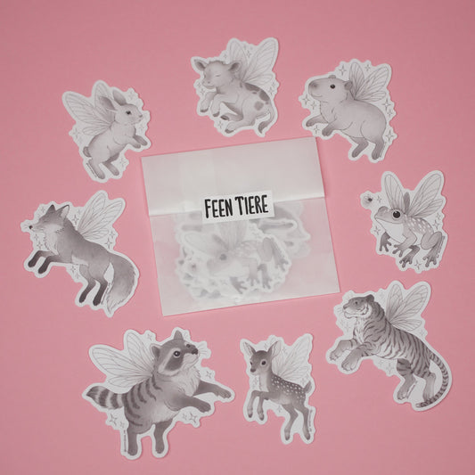 Feen Tiere Sticker